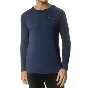 Camiseta Columbia Masculina Manga Longa Neblina 320423 Marinho