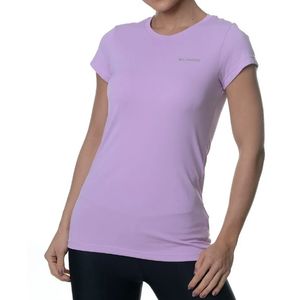 Camiseta Columbia  Proteção Solar (Fps) 50+ Feminina Neblina  320426 Lilas