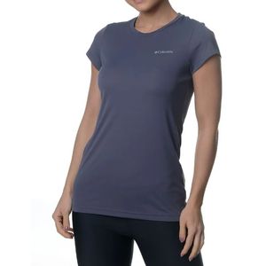 Camiseta Columbia  Proteção Solar (Fps) 50+ Feminina Neblina  320426 Cinza