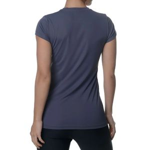 Camiseta Columbia  Proteção Solar (Fps) 50+ Feminina Neblina  320426 Cinza