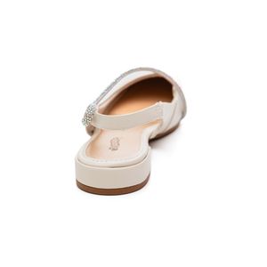 Sapatilha Mississipi Feminina Strass Ma337-02 Off-White