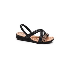 Sandália Campesi Conforto Feminina Soft L9718-01 Preto