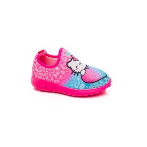 Tênis Novopé Infantil Menina Happy Gatinha 10001170-3190 Pink