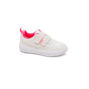 Tênis Pampili Casual Juvenil Menina Velcro 736.028 Branco