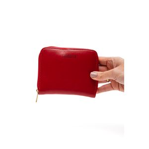 Carteira Linea Bella Compacta Feminina Em Couro Soft 200325 Vermelho