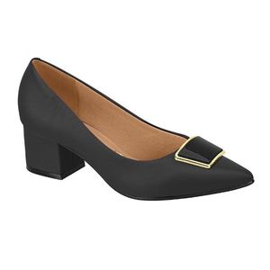 Sapato Vizzano Salto Baixo Feminino 1220.364 Preto