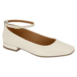 Sapatilha Vizzano Bico Quadrado Feminina 1427.207 Off-White