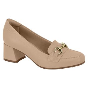 Sapato Modare Ultra Conforto Feminino Salto 7373.114.21736 Bege