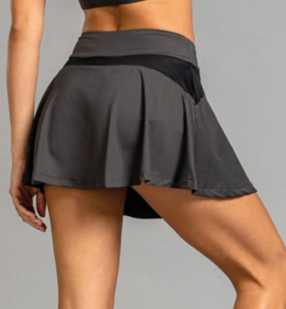 Shorts-Saia-Actvitta-40002.3-Feminino-Poliamida-Academia-Cinza