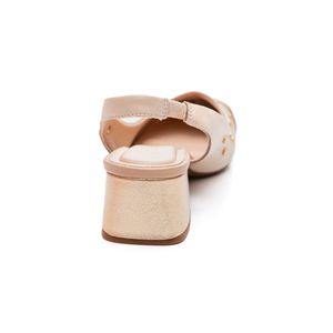 Sapato Bebecê Boneca Feminino Bico Quadrado T4618 Off-White