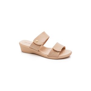 Tamanco Comfortflex Flat Feminino 2472402-01 Bege