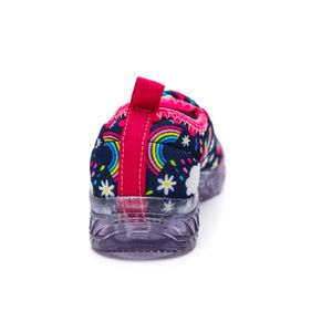 Tênis Crik Led Infantil Menina X13-Arcoiris Marinho