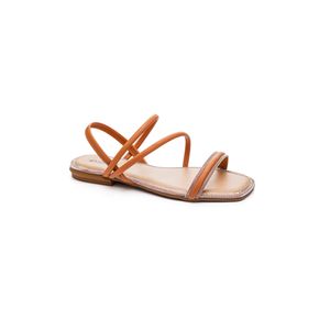Sandália Mississipi Rasteira Feminina Mb043-03 Caramelo