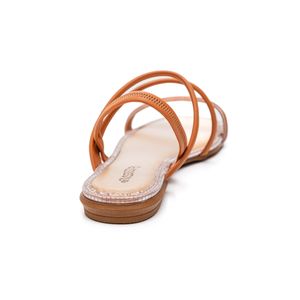 Sandália Mississipi Rasteira Feminina Mb043-03 Caramelo