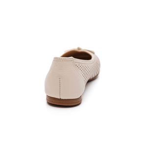 Sapatilha Bottero Casual Feminina Couro 361607 Off-White