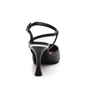 Sapato Ramarim Slingback Feminino Salto Fino 2418233-09 Preto