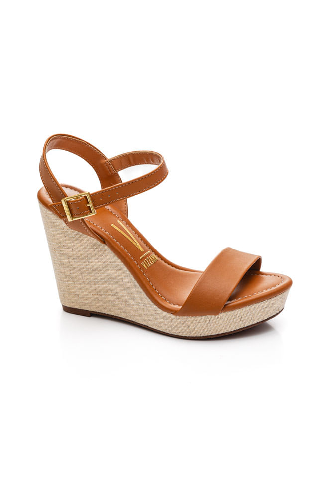 Couro Bottero SandÃ¡lia Anabela 2018 Sandália Anabela Bottero