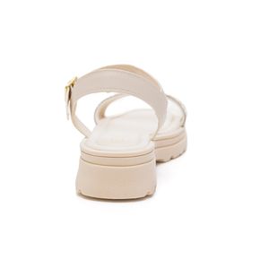 Sandália Tininha Plataforma Juvenil Menina Strass 42.021 Off-White