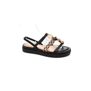 Sandália Dakota Flat Feminina Pedraria Y7635-06 Preto