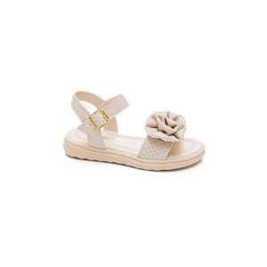 Sandália Tininha Infantil Menina Flor 08.085 Off-White