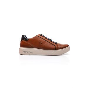 Tênis Casual Pegada Masculino Em Couro Levitech 111901-05 Marrom