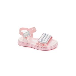 Sandália Pampili Mini Anatômica Infantil Menina Velcro 722.021.155 Rosa