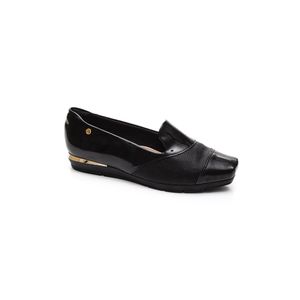 Sapatilha Piccadilly Casual Feminina Salto Baixo 147308 Preto
