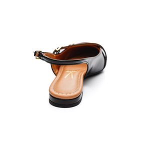 Sapatilha Vizzano Slingback Feminina Verniz 1206.296 Preto