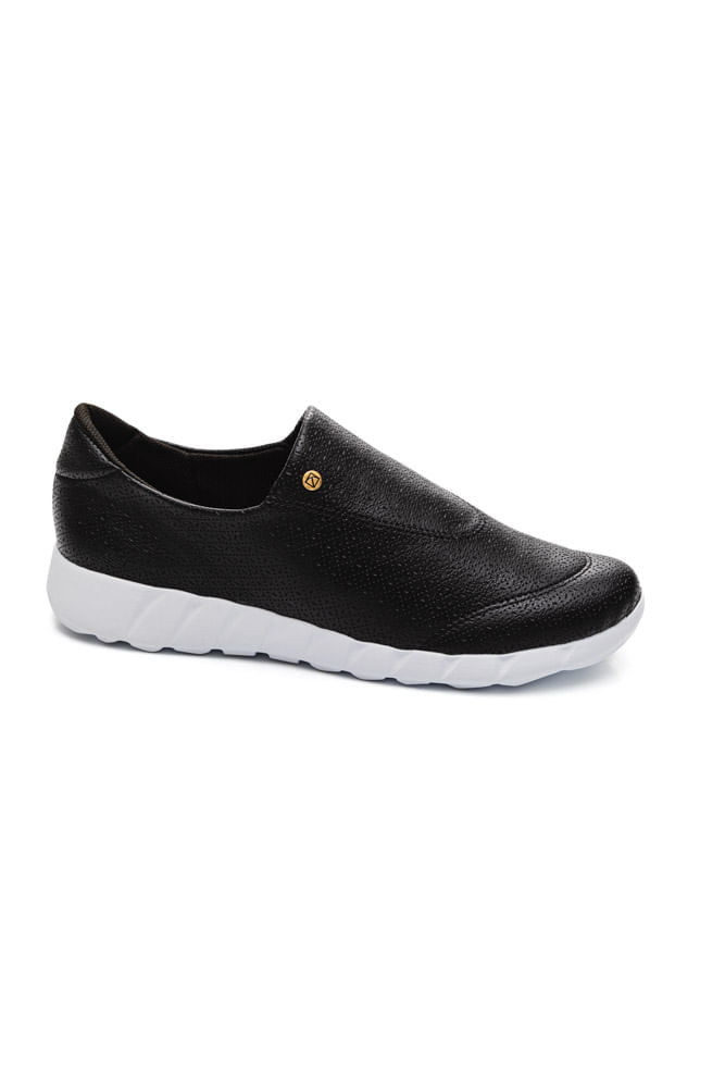 Tênis Piccadilly Slip One Feminino Calce Perfeito 970104 Preto