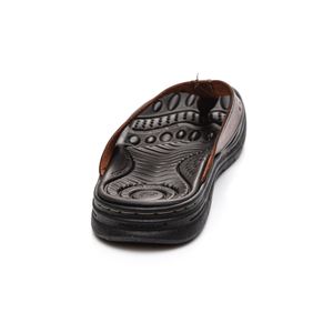 Chinelo Pegada Anilina Masculino Couro 134202-01 Marrom