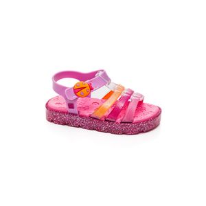 Sandália Zaxynina Casual Infantil Menina Glitter 19061-Bf750 Lilas