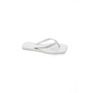 Chinelo Sua Cia Mini Square Juvenil Menina Glitter 9900.5900 Prata