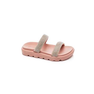 Chinelo Lue Lua Papete Infantil Menina Strass 141000 Rosa