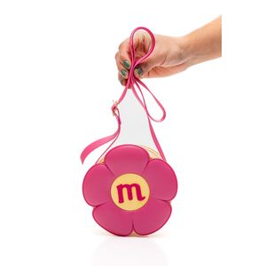 Bolsa Molekinha Flor Infantil Menina Sintetico 20057.1 Rosa