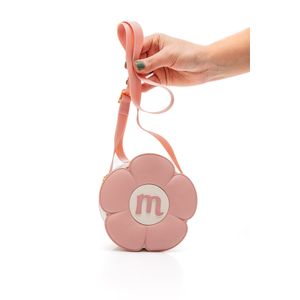 Bolsa Molekinha Flor Infantil Menina Sintetico 20057.1 Rosa Claro