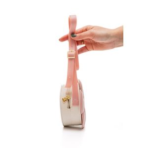 Bolsa Molekinha Flor Infantil Menina Sintetico 20057.1 Rosa Claro