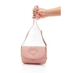 Bolsa Molekinha Envelope Infantil Menina Sintética 20056.1 Rosa Claro