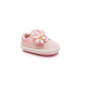 Tênis Klin Casual Bebe Menina Flor 268.059-13815 Rosa