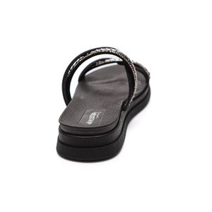 Chinelo Mississipi Papete Feminina Strass Mb301-03 Preto
