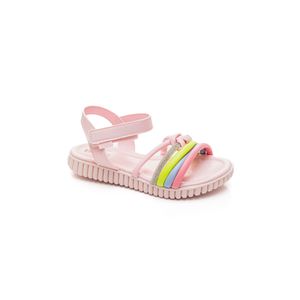 Sandália Pampili Papete Infantil Menina Strass 123.279 Rosa