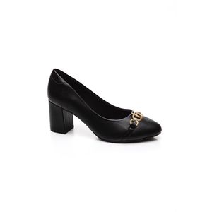 Sapato Beira Rio Casual Feminino Salto Bloco 4320.101 Preto