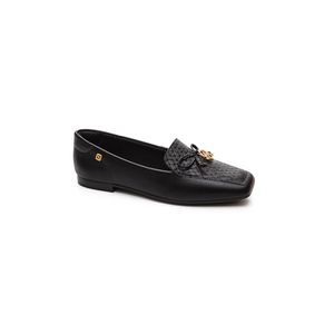 Sapato Santinelli Mocassim Feminino Laço 1526-042 Preto