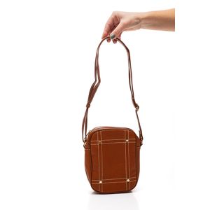Bolsa Semax Shoulder Bag Feminina Alice Palucci Al2516 Caramelo