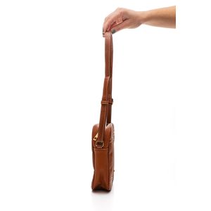 Bolsa Semax Shoulder Bag Feminina Alice Palucci Al2516 Caramelo