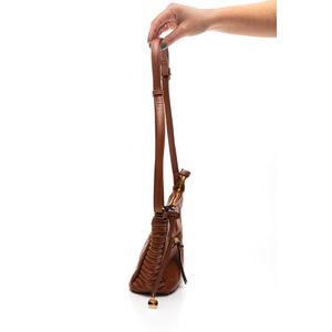 Bolsa Semax Transversal Feminina Alice Palucci Al2369 Caramelo