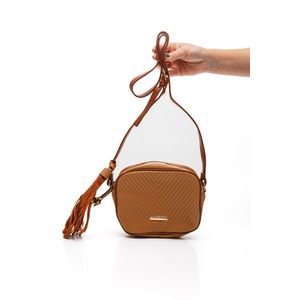 Bolsa Semax Transversal Feminina Alice Palucci Essencial  Al25554 Bege