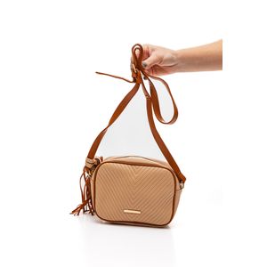 Bolsa Semax Transversal Feminina Alice Palucci Essencial  Al25554 Off-White