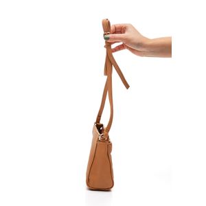 Bolsa Semax Transversal Feminina Alice Palucci Essencial Al2554 Nude
