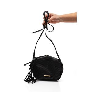Bolsa Semax Transversal Feminina Alice Palucci Essencial  Al25554 Preto