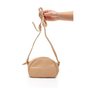 Bolsa Semax Semicircular Feminina Alice Palucci Essencial Al2557 Off-White